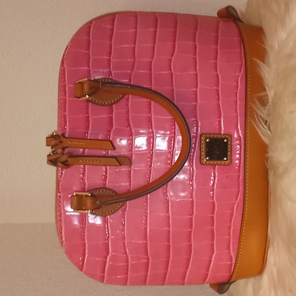 Dooney & Bourke Zip Zip Satchel Leather Handbag 👜 - Picture 3 of 16